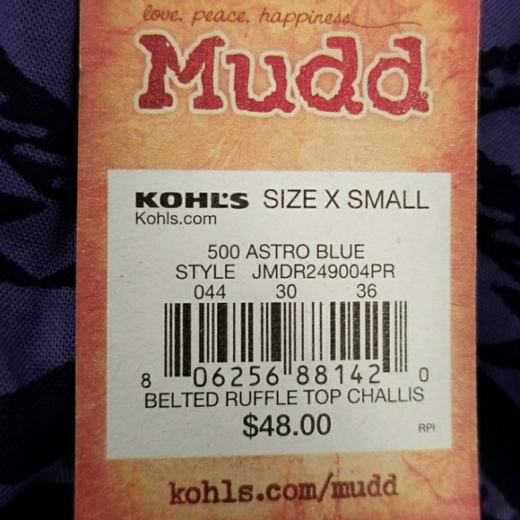 Brand new Mudd belted dress - Picture 2 of 6